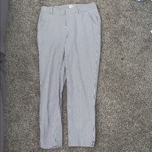Stripped everyday pants